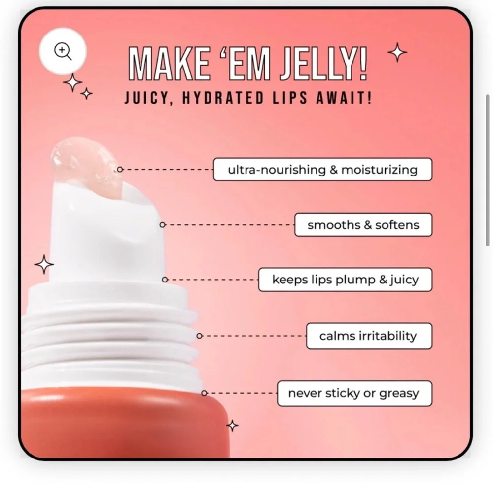 Avatara juicy water mellow clear lip jelly NEW